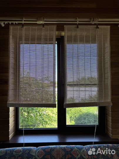 Рулонная бамбуковая штора