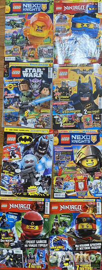 Lego Ninjago Start wars Batman журналы