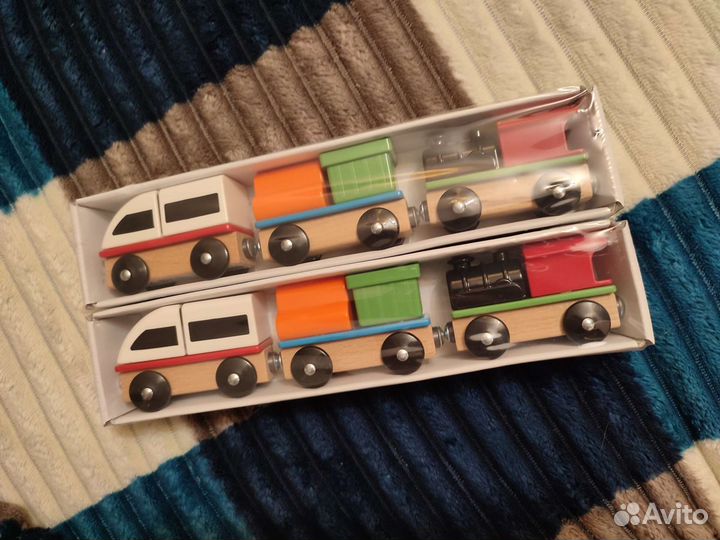 Паровозик Икеа лилабу новый