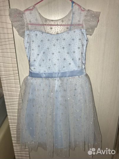 Нарядное платье для девочки Снежинка