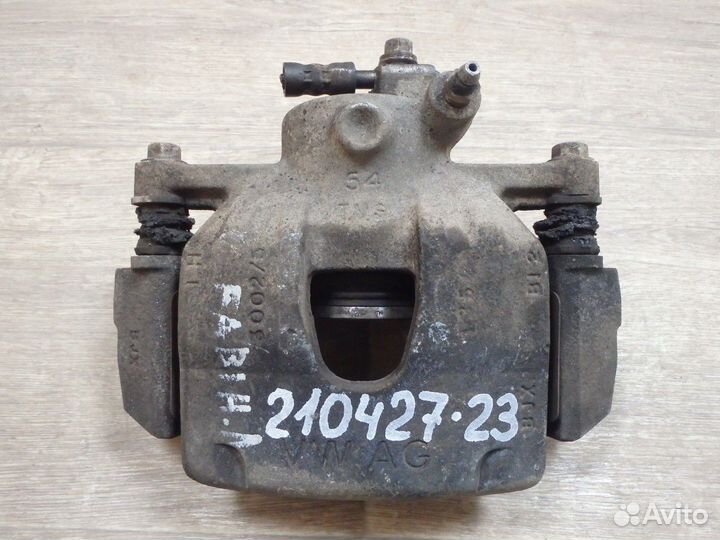 Суппорт тормозной передний левый Fabia Фабия 2