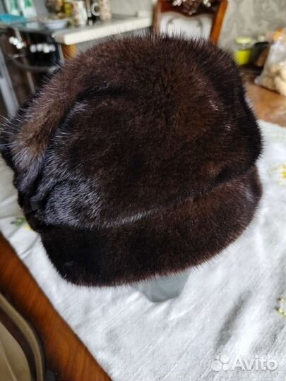 Шапка норковая женская
