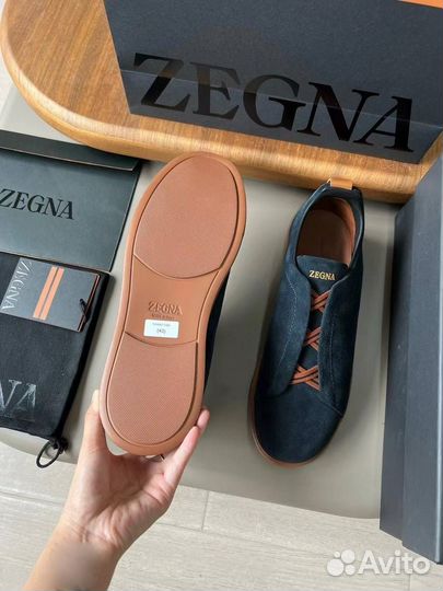 Кеды мужские Zegna премиум качества