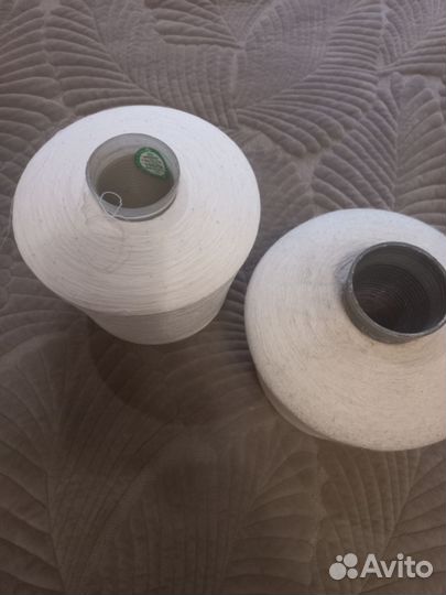 Пряжа нитки для вязания хлопок в бабине