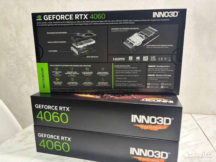 Видеокарта rtx 4060 inno3d