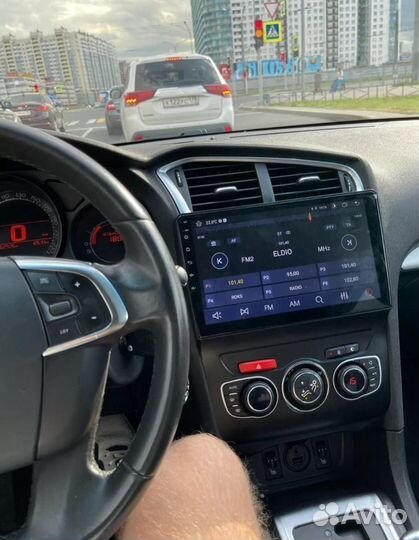 Магнитола Citroen C4 Android IPS