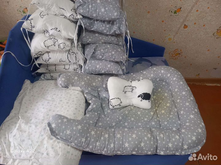 Бортики в детскую кроватку