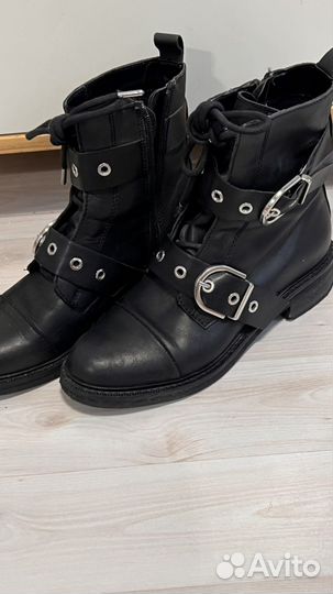 Ботинки натуральная кожа 39