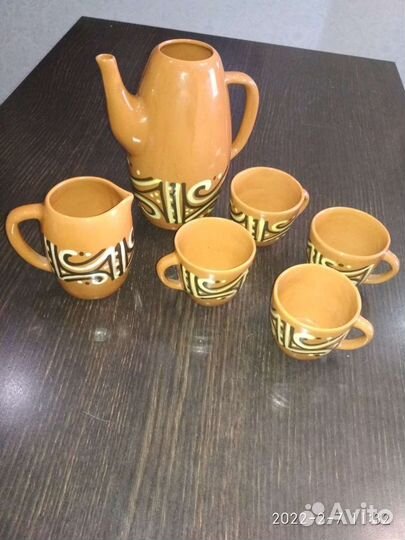 Чайный глиняный набор