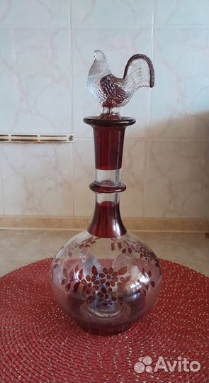 Графин с петухом внутри Мальцов, нач.20в