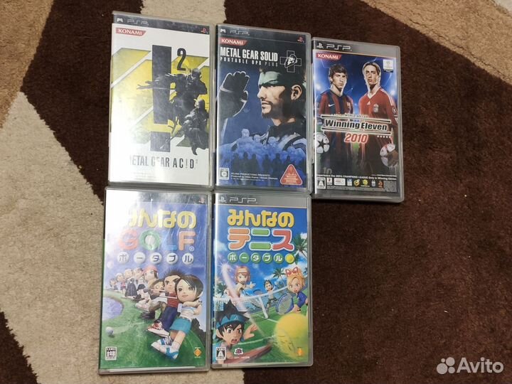 Metal gear + гольф, футбол, теннис для PSP