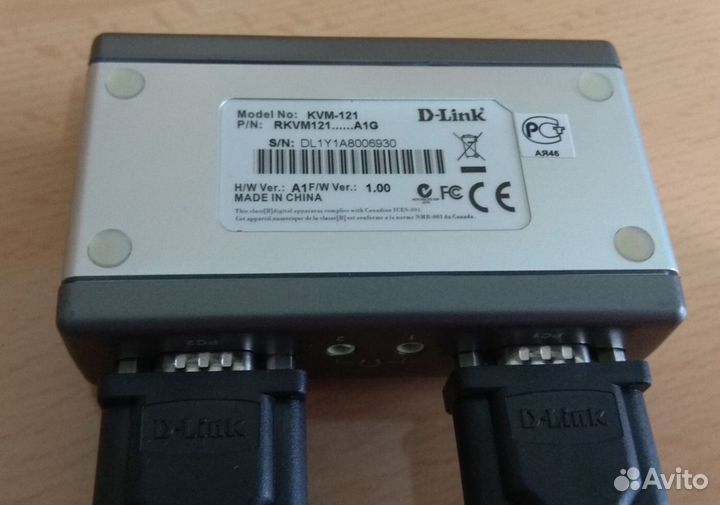 KVM переключатель D-Link KVM-121