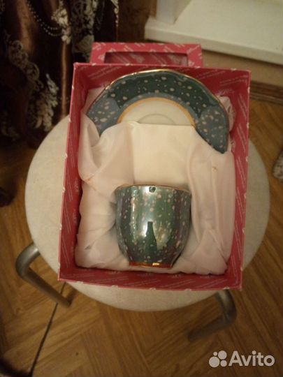 Кружка с блюдцем