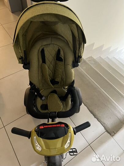 Детский велосипед с родительской ручкой