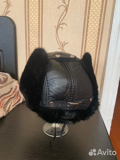 Шапка ушанка мужская натуральный мех