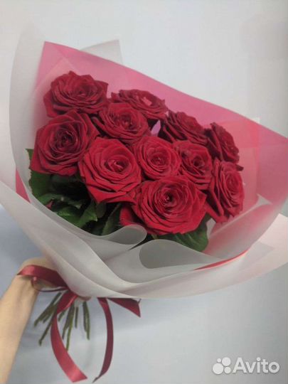 Роза Red Naomi большая Сибирская