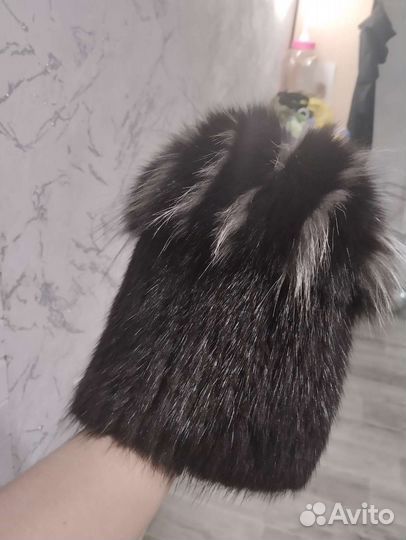 Шапка норковая