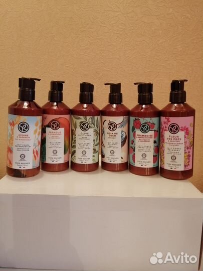 Молочко, гоммажи, масло, спреи Ив Роше