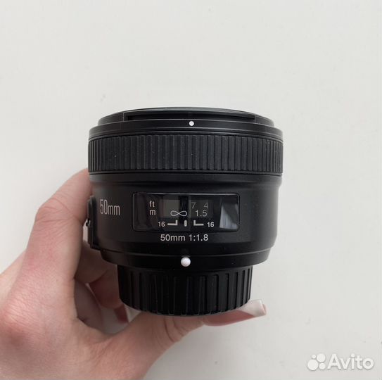 Объектив yongnuo 50mm f1.8 Nikon