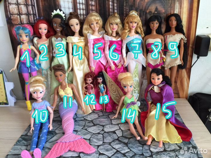 Куклы Принцесса Диснея, фея, русалка