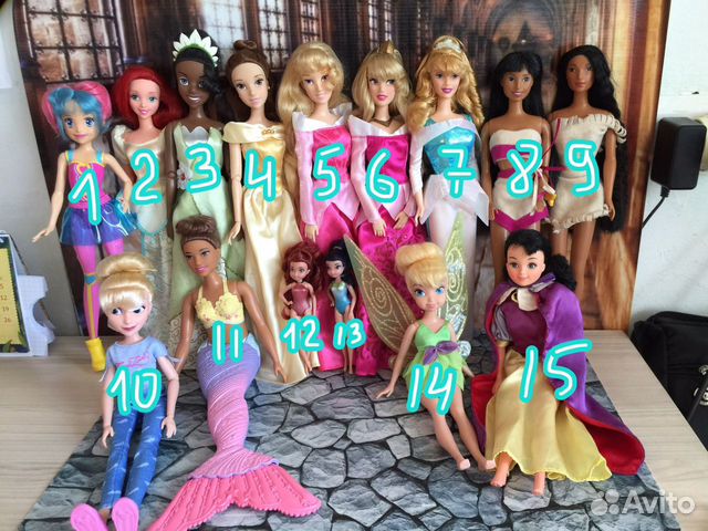 Куклы Принцесса Диснея, фея, русалка