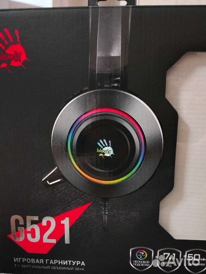 Игровые наушники bloody