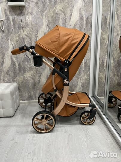 Коляска Новая 3 в 1 Экокожа (в заводской упаковке)