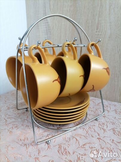 Чайный набор на подставке 