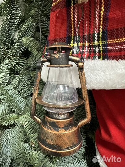 Дед Мороз с лампой, 65 см