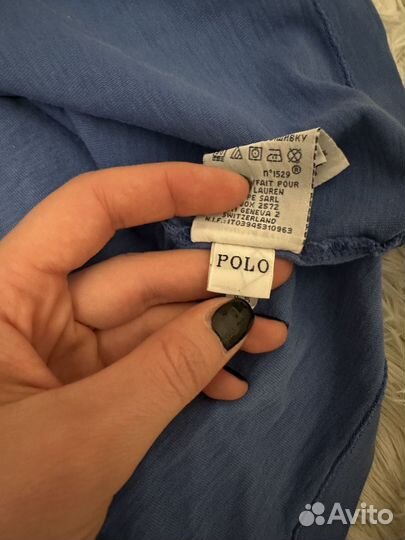 Футболка синяя Polo Ralph Lauren XL