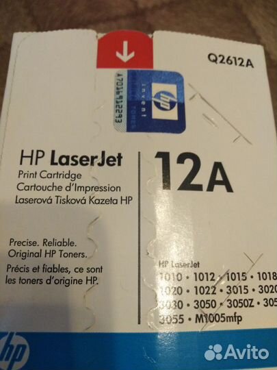 Картридж нр 12А