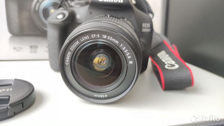 Canon 2000D kit в коробке, как новый