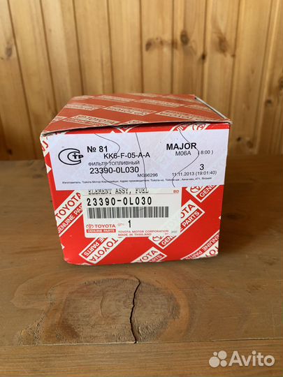 Топливный фильтр toyota 23390-0L030