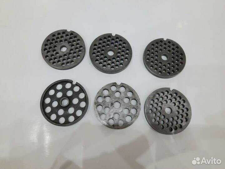 Решётки для мясорубки б/у 6 штук