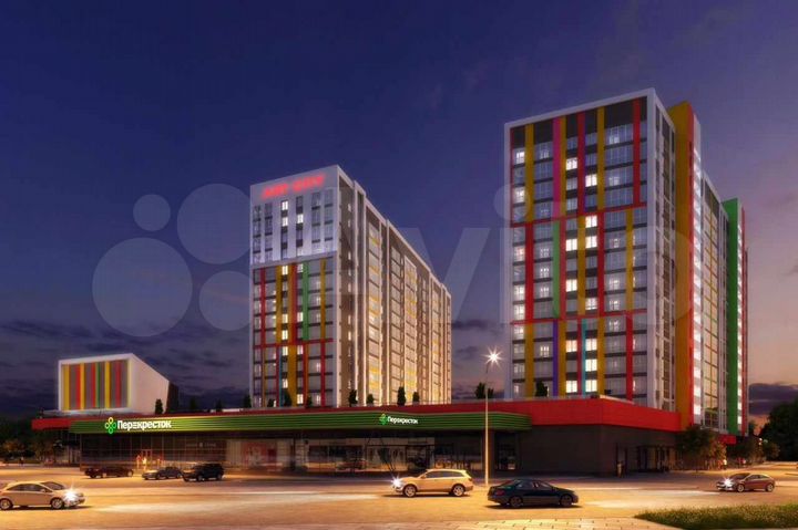 2-к. квартира, 59,3 м², 9/16 эт.