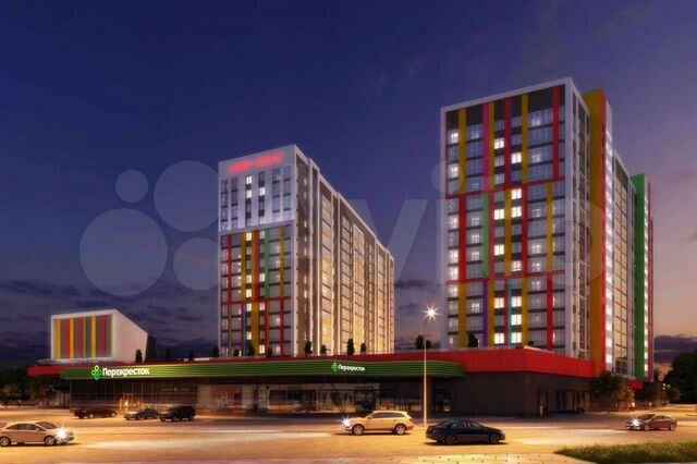 2-к. квартира, 59,3 м², 9/16 эт.