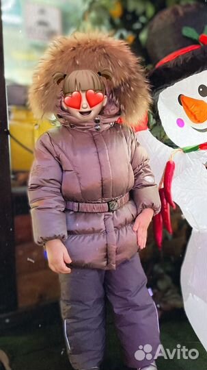 Зимний комбинезон для девочки