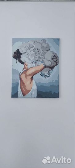 Картина на холсте нарисованная