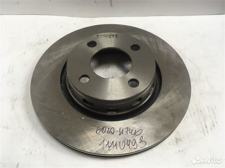 Диск тормозной передний вентилируемый Audi 80/90