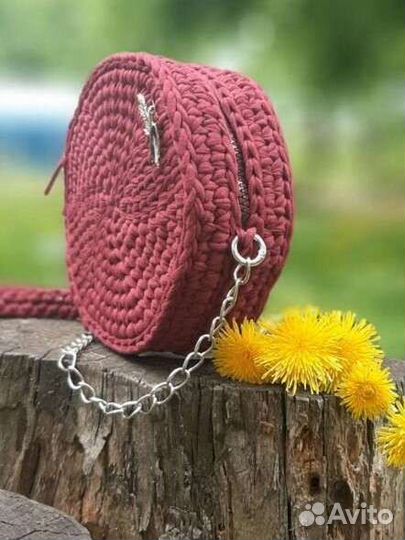 Сумка трикотажная ручной работы