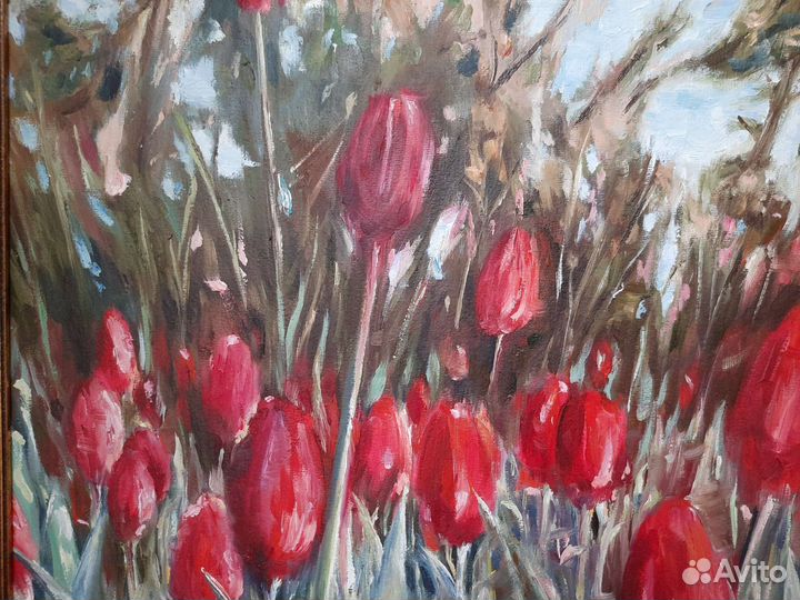 Картина маслом на холсте в раме