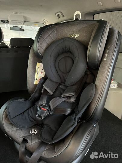 Автокресло indigo 0-36 isofix поворот