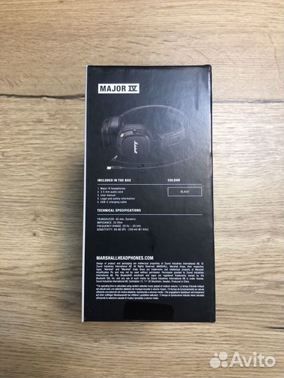 Marshall Major 4 черные