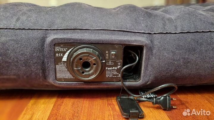 Надувной матрас intex с электронасосом