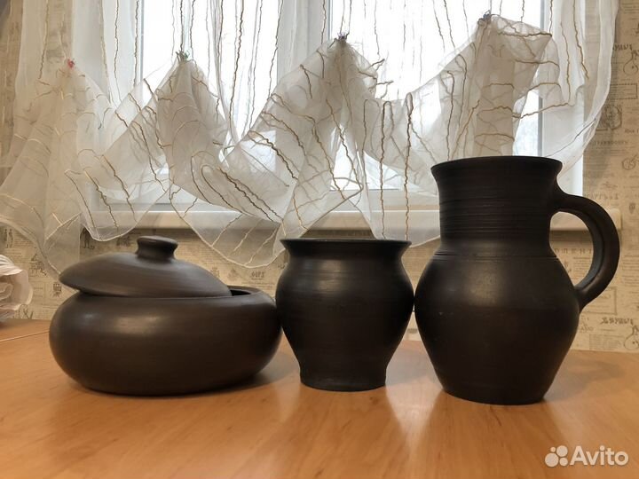 Кастрюлька Горшок и крынка керамический