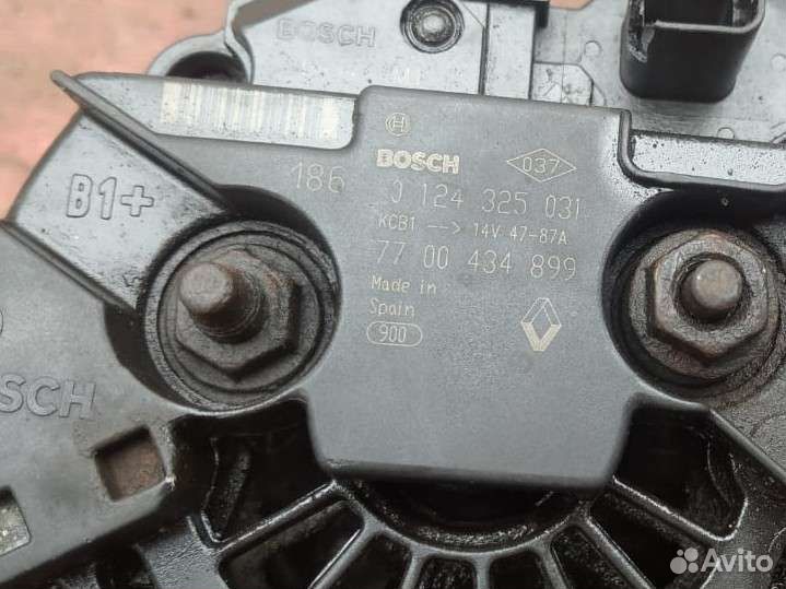 Генератор. Renault Scenic 1. Двигатель 1.6