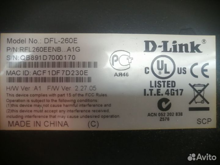 D-Link DFL-260E