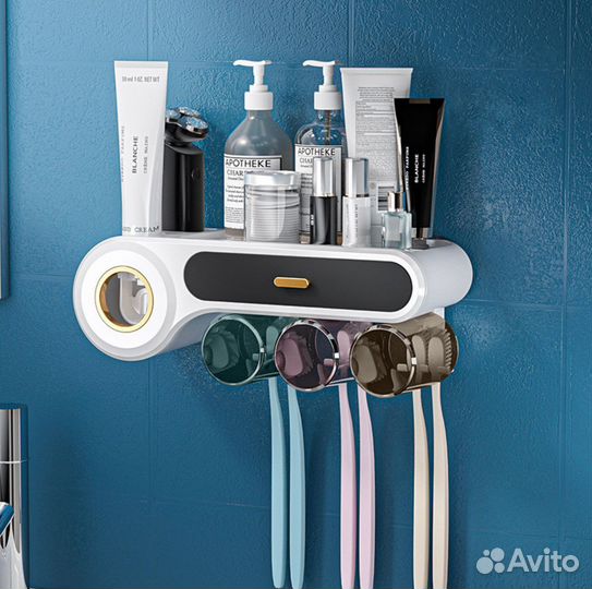 Держатель для зубных щеток настенный органайзер