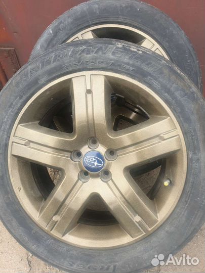 Литые диски r17 5x100 бу