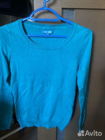 Два джемпера бирюзовый и фуксия XS новые Fun Day